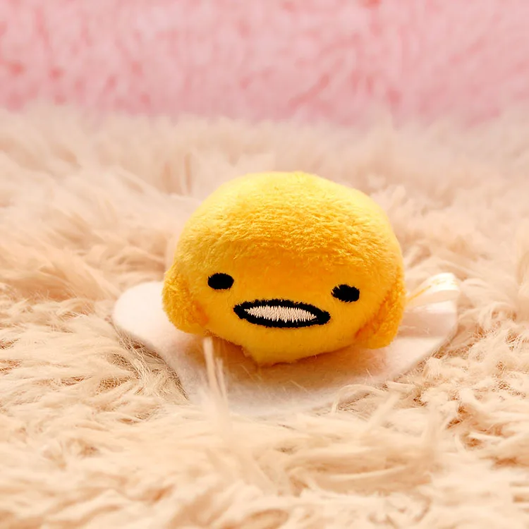 Красный Мультфильм Gudetama кукла-подвеска Мини мягкая игрушка вручение украшения ленивое яйцо кукла для детей Gif t s - Цвет: Красный