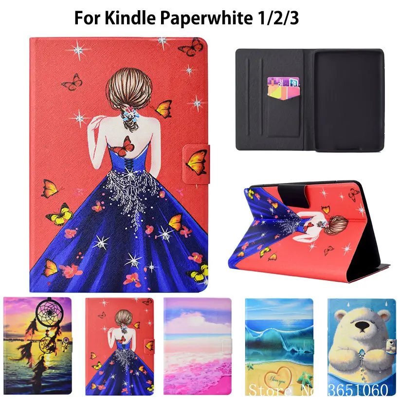

Модный чехол для девочек Amazon Kindle Paperwhite 1 2 3 2015 6th чехол для Kindle Paperwhite 6 дюймов чехол для планшета