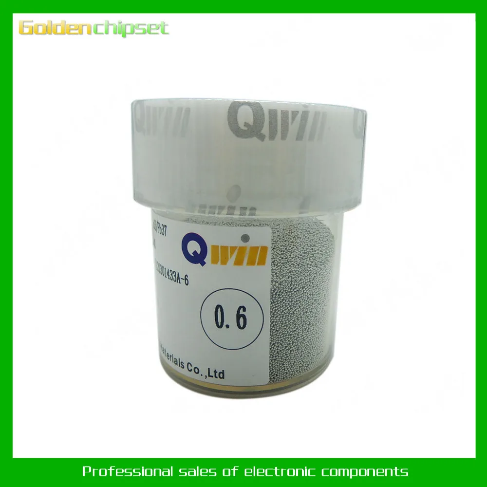 1 шт./лот Бесплатная доставка Новинка QWIN 250K 0 6 мм 60 BGA Паяльные шарики Pb Leaded Sn63Pb37