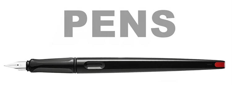 plastic long body fountain pen 0.38mm ink pens for writing dolma kalem pluma fuente stylo plume caneta tinteiro Stationery 1079