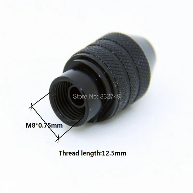 1 шт. Универсальный патрон для дрели 8*0 75 патроны сверления шпинделя с тонкой