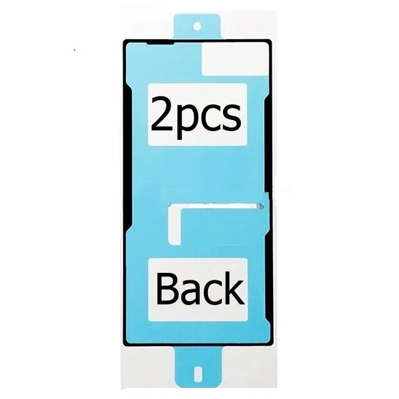 2pcs back glue Дисплей клейкая лента для sony Xperia Z5 Compact E5823 E5803 корпус заднего стекла водонепроницаемый клей для sony Z5 mini клей - Цвет: 2pcs back glue