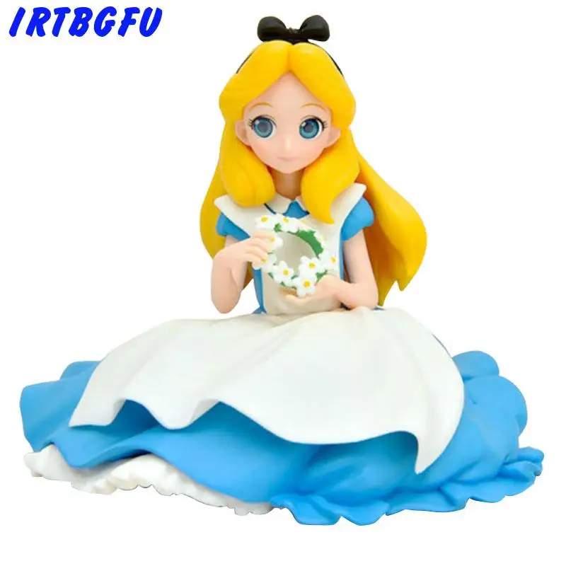 Аниме фигурки Золушки Crystalux Alice Q Edition Big Eye Sprout Sit осанка экшн из ПВХ Коллекционная