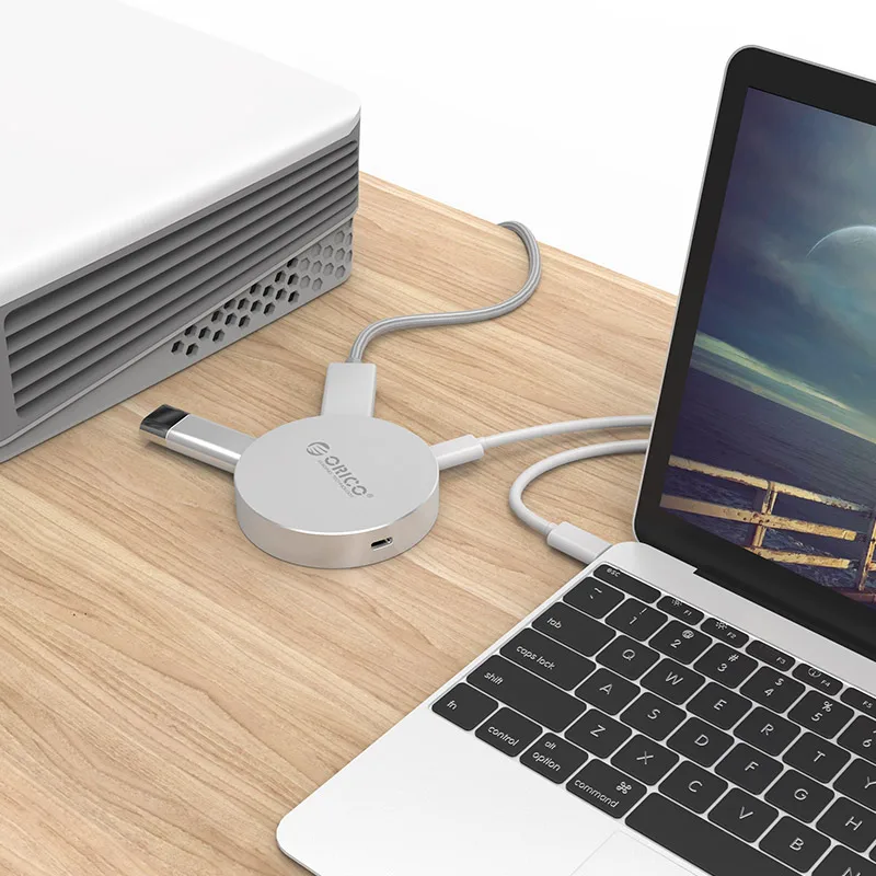 Тип с разъемами типа C и HDMI мульти функциональный удлинитель зарядного