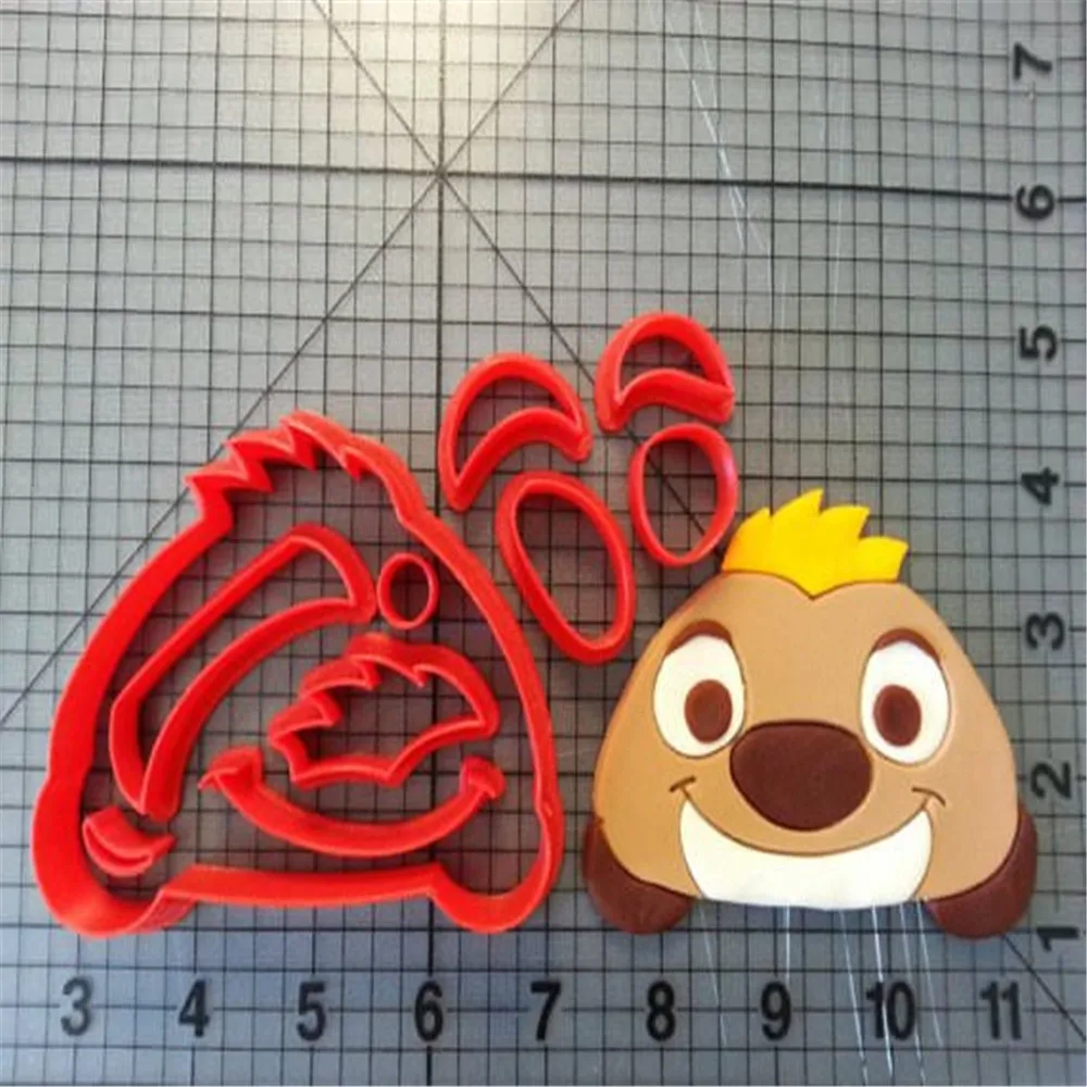 Популярная мультяшная пленка льва персонажа печенья резак набор помадки кекс