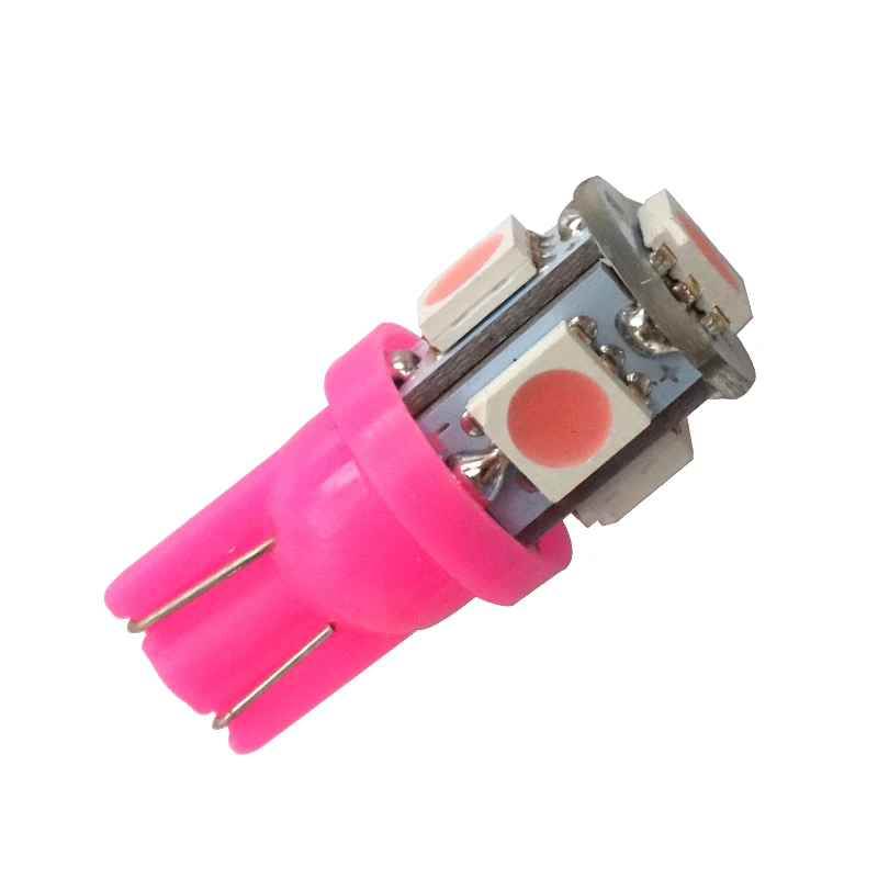 100x грузовик 24 В светодиод T10 194 168 W5W 5 SMD 5050 5SMD Светодиодная лампа с клиновидным