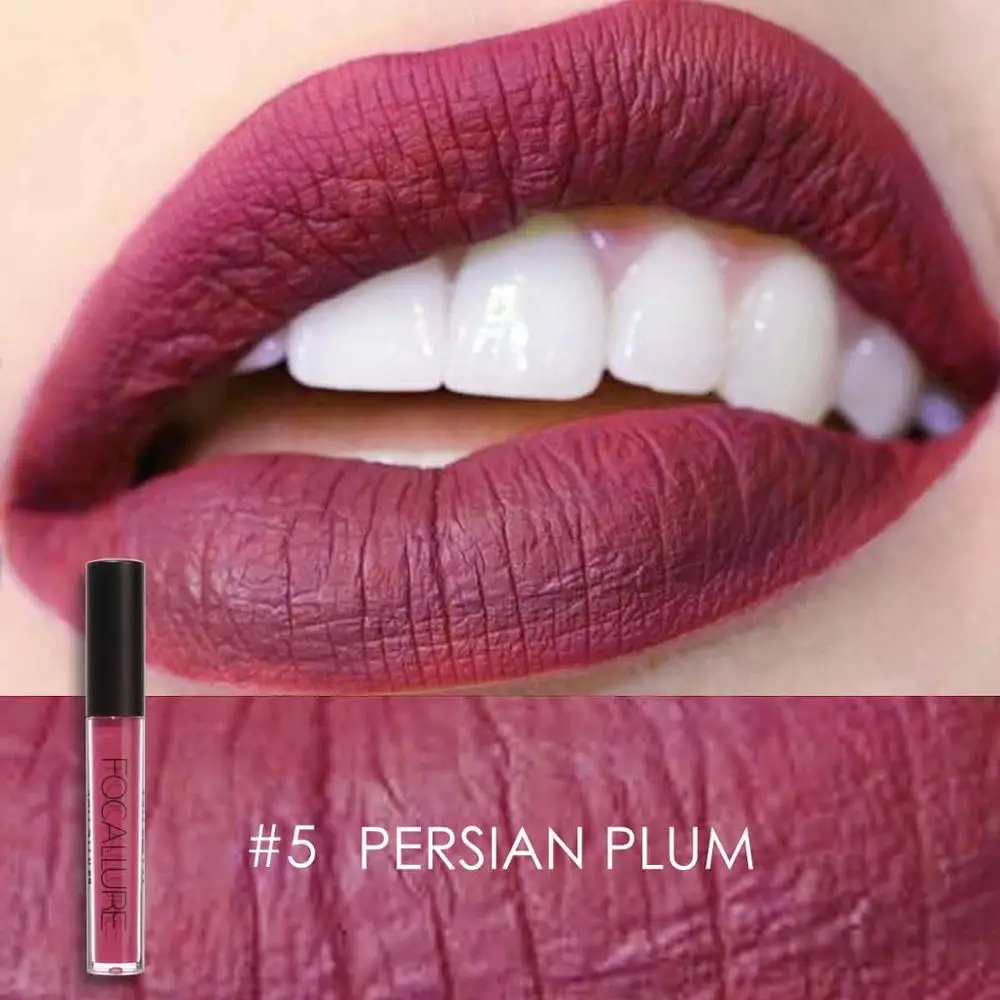 Focallure Matte блеск для губ, краска для губ, стойкая водостойкая жидкая Увлажняющая губная помада, красота, макияж - Цвет: 5