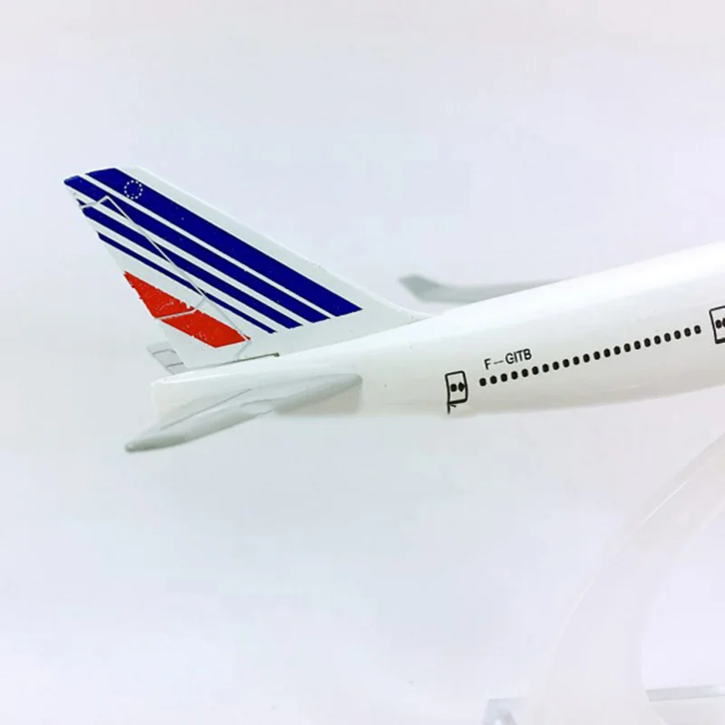 16 см 1:400 Boeing B747-400 модель airфранция авиалиний с базой airbus металлический сплав самолет Коллекционная модель дисплея
