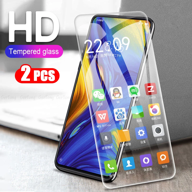 Защитное стекло закаленное для Xiaomi Mi Max 3 Mix2 Mix3 9 8 se Lite Play Redmi 6A 5Plus Note 7 6 5 Pro|Бамперы| |