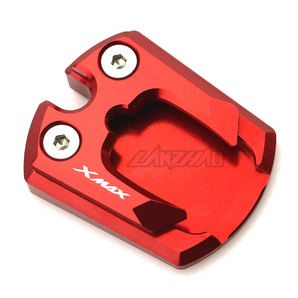 Red CNC алюминиевая подставка для мотоцикла, увеличивающая пластина, накладка, боковая подставка, увеличитель, аксессуары для мотоциклов Yamaha X-MAX 300 XMAX300 - Цвет: Red