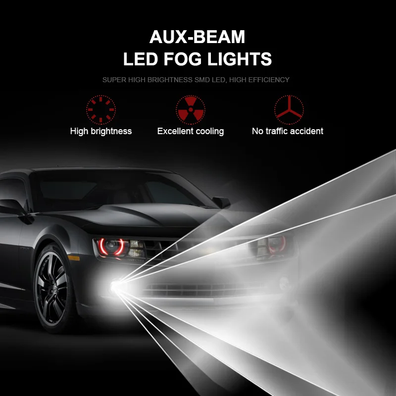 LED CanBus без ошибки H11 H8 лампы для фар Противотуманные фары Mitsubishi крыло Бог/Lancer ASX