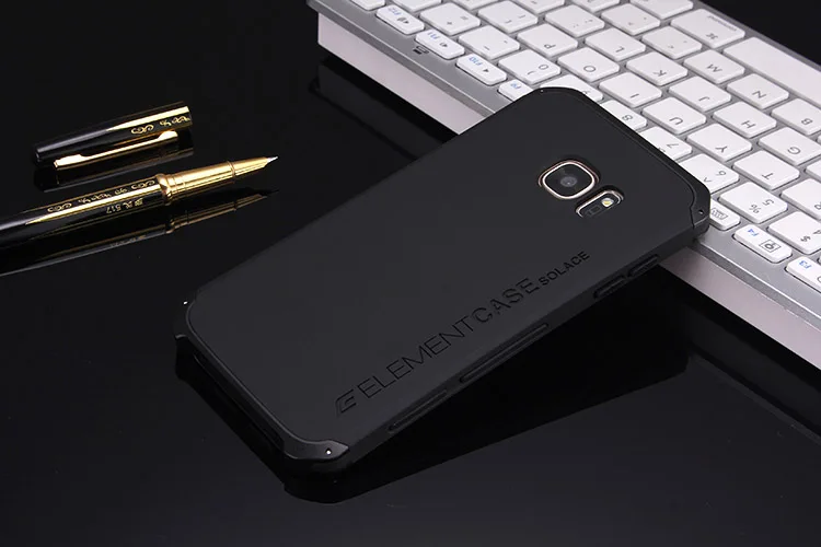 Чехол для samsung Galaxy S7 с алюминиевой металлической рамкой, Пластиковая Задняя крышка для S7 Capa Fundas Coque - Цвет: H