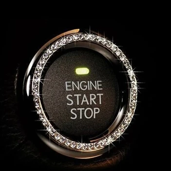 Автостайлинг кнопка запуска и остановки кольцо зажигания для Cadillac CTS XTS SRX ATS CT6