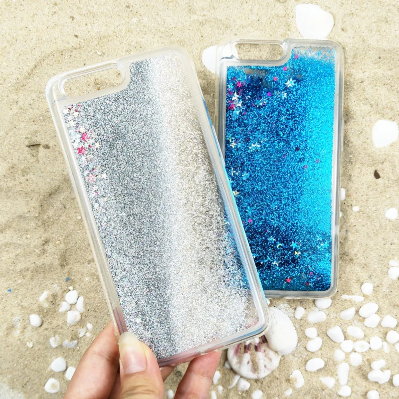 Мягкий чехол для Oneplus 5 с динамическим жидким блеском цветные песочные зыбучие