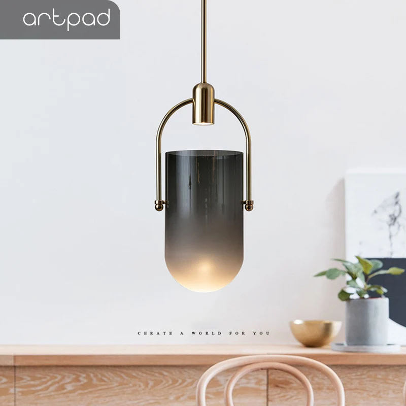 Скандинавский роскошный простой железный подвесной светильник с поворотным