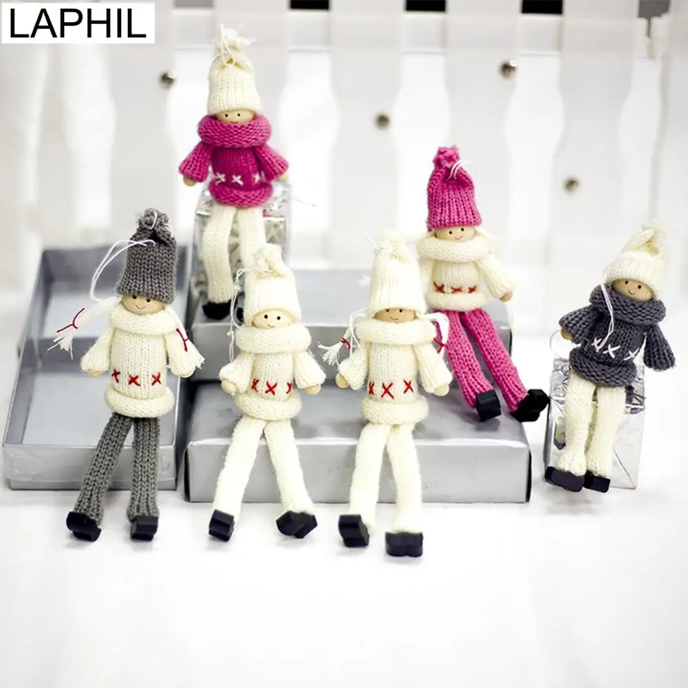 LAPHIL 2 шт Рождественская кукла с шарфом рождественские украшения для дома Дети