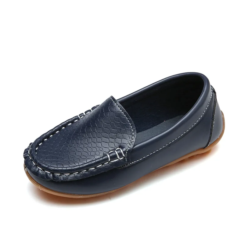 navy blue Mumoresip женские туфли на танкетке на очень мягкая обувь для детей для малышей, для малышей, мальчиков и девочек старшего возраста школьные Мокасины повседневные туфли на плоской подошве; кроссовки; Мокасины - Цвет: navy blue