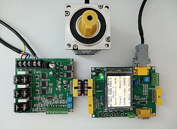 PMSM векторная макетная плата для серводвигателя переменного тока STM32F4(включая PMSM мотор) профессиональная разработка мотора