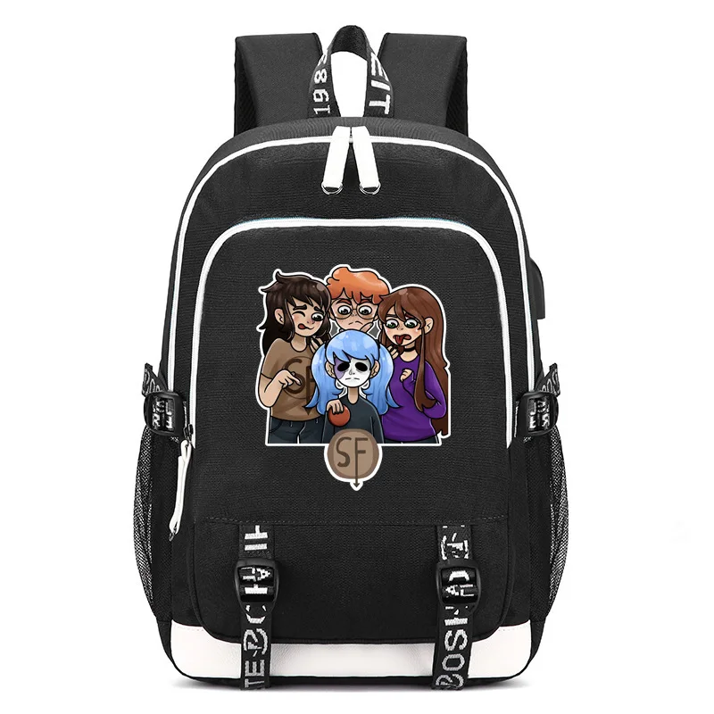 Женский рюкзак с usb зарядкой Sally face модный школьный принтом для игр Подростковый