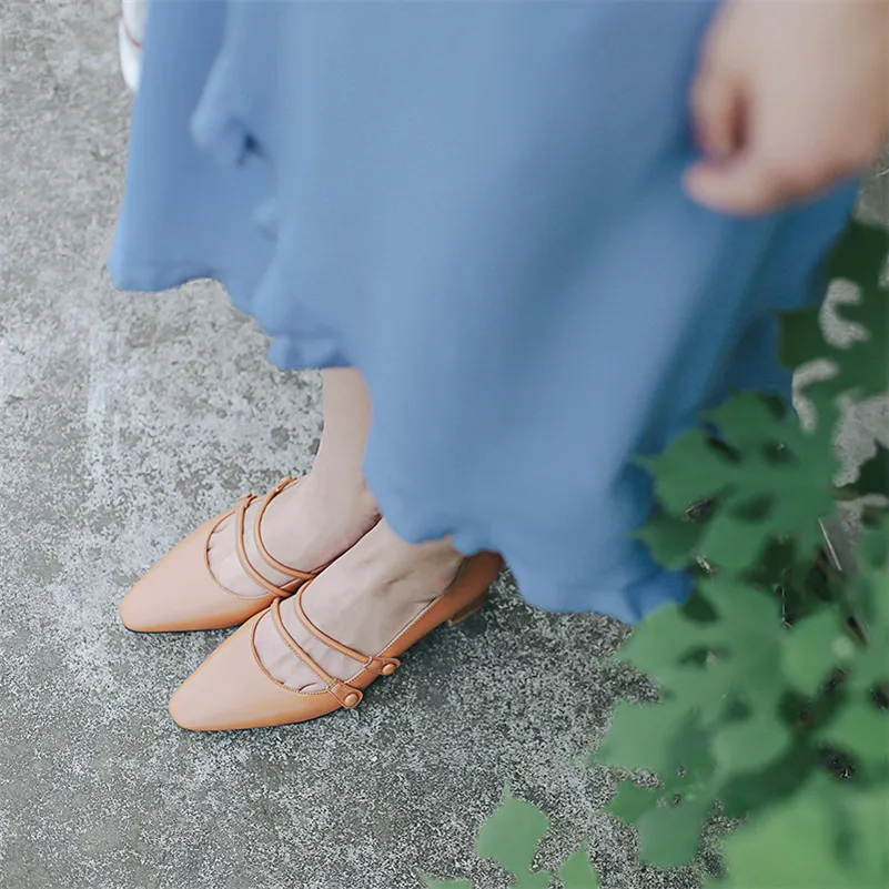 Женские туфли-лодочки с пряжкой FEDONAS черные туфли из натуральной кожи на высоких