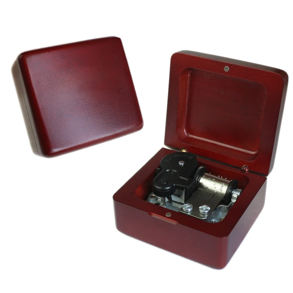 

Rosiking Handmade Wooden Imagine Music box birthday Gift For Birthday