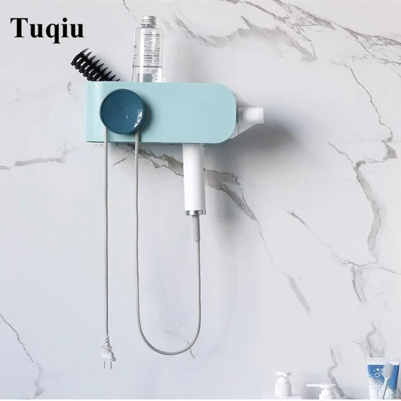 

Useful ABS material bathroom wall mounted hair drier holder hair drier shelf hair drier rack bathroom accessories