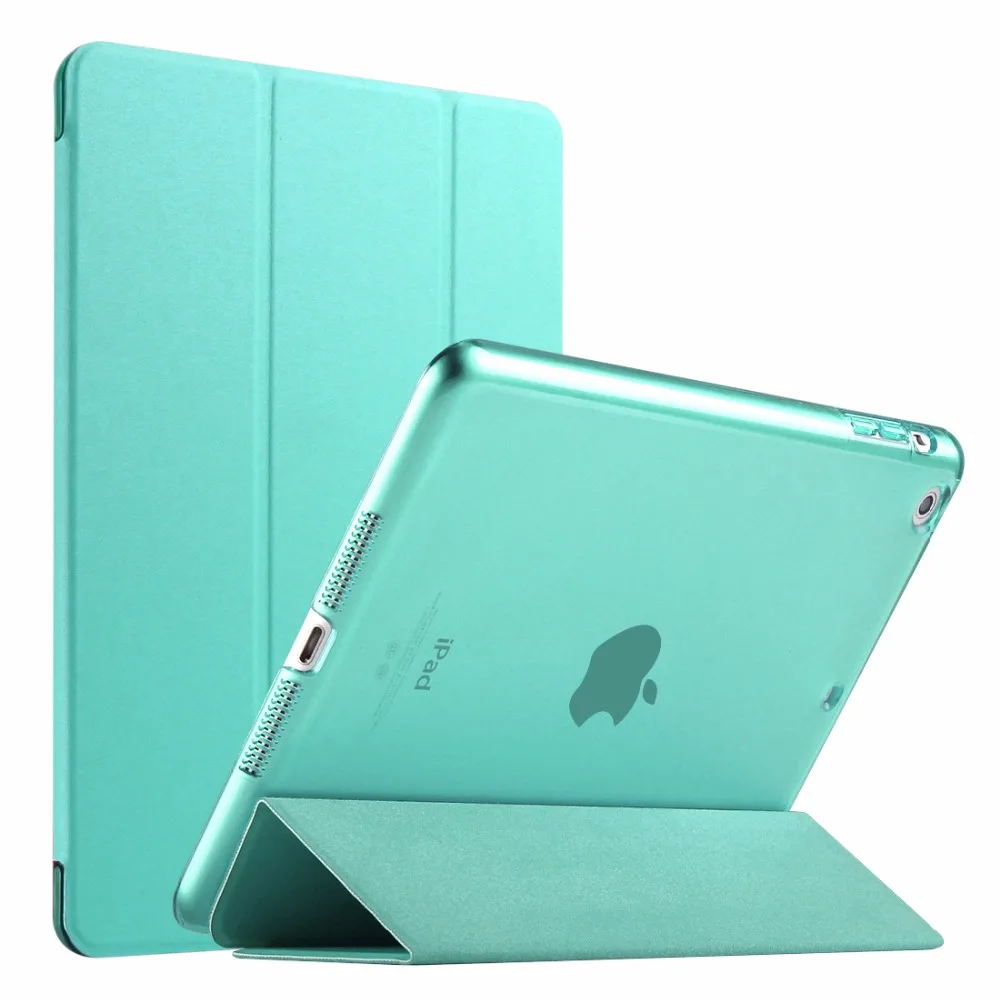 Чехол для нового iPad Air 3 и iPad Pro 10,5 дюймов ультра тонкий из искусственной кожи смарт-чехол трехслойная подставка функция автоматического сна/пробуждения