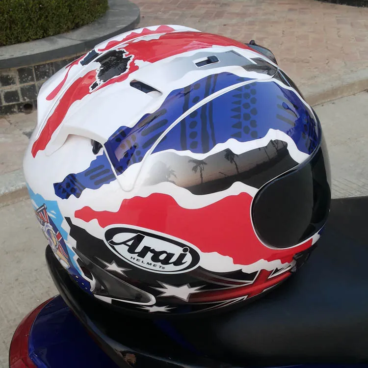 Мотоциклетный шлем полный шлем arai шлем мотоцикл полный Уход за кожей лица шлем ЕЭК, Capacete