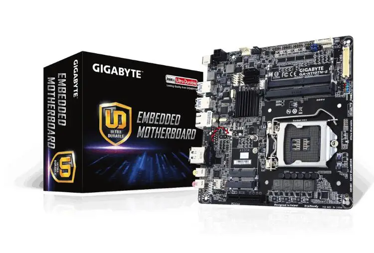 MINI ITX 17*17 HTPC для Gigabyte GA H110TN E оригинальная новая материнская плата H110 розетка LGA 1151
