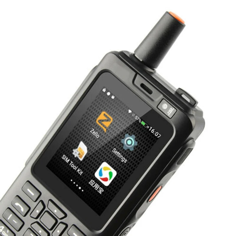 F40 Zello мобильный телефон рация водонепроницаемый Ip65 прочный 4G смартфон (Eu Plug)|Рации| |