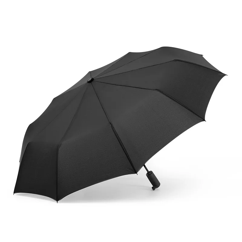 

New Big Strong Fashion Windproof Men Gentle Folding Compact Fully Automatic Rain High Quality Pongee Umbrella Women LY12