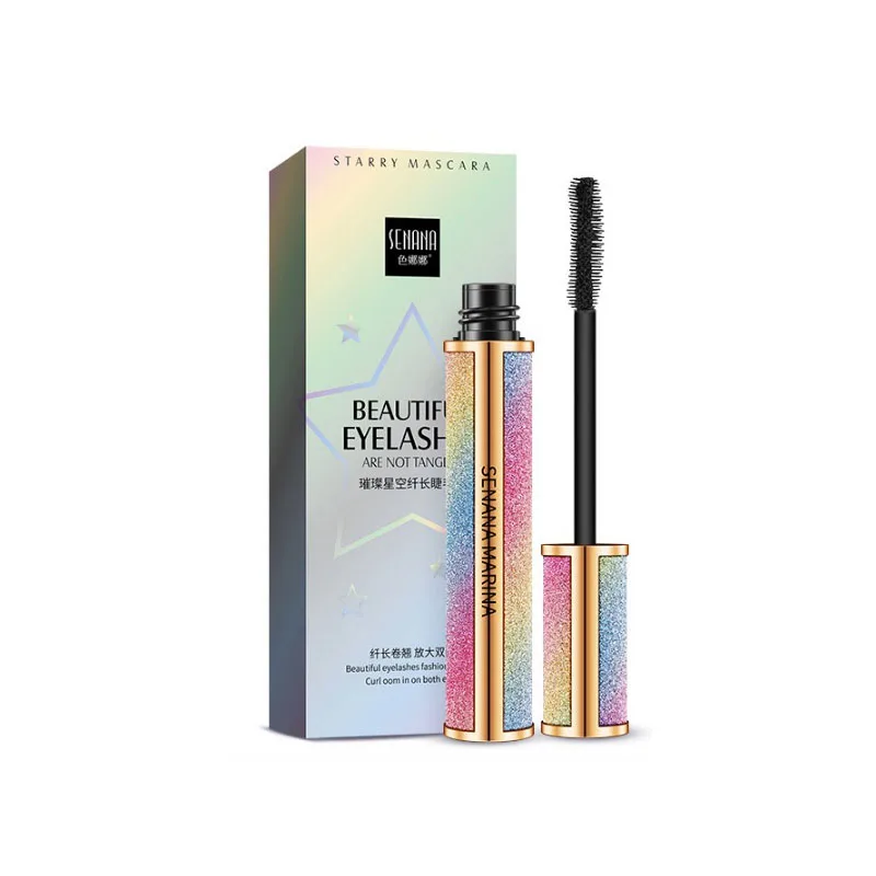 Тушь для ресниц 4D из шелкового волокна водостойкая удлиняющая| |