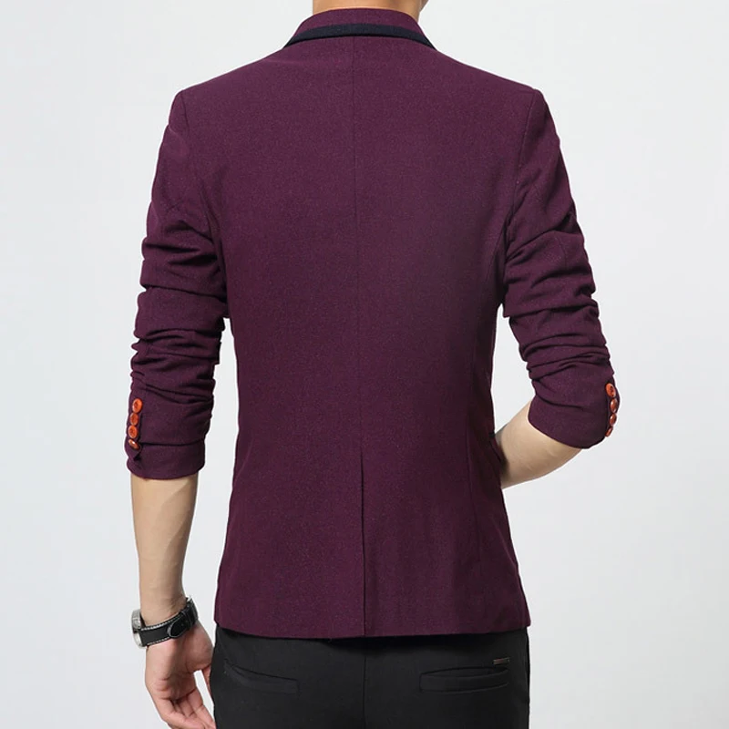 2017 Весна Для мужчин S блейзер из массива бутик Костюмы для высокое качество