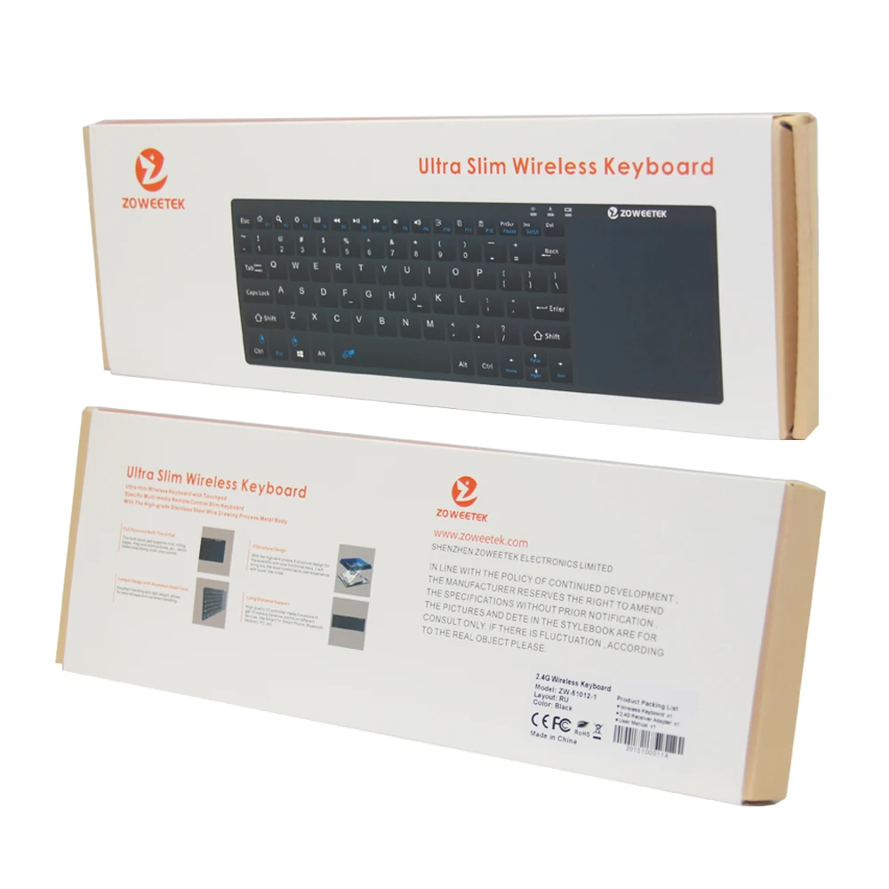Zoweetek K12BT 1 ультра тонкий Беспроводной еврейская испанская клавиатура Bluetooth с
