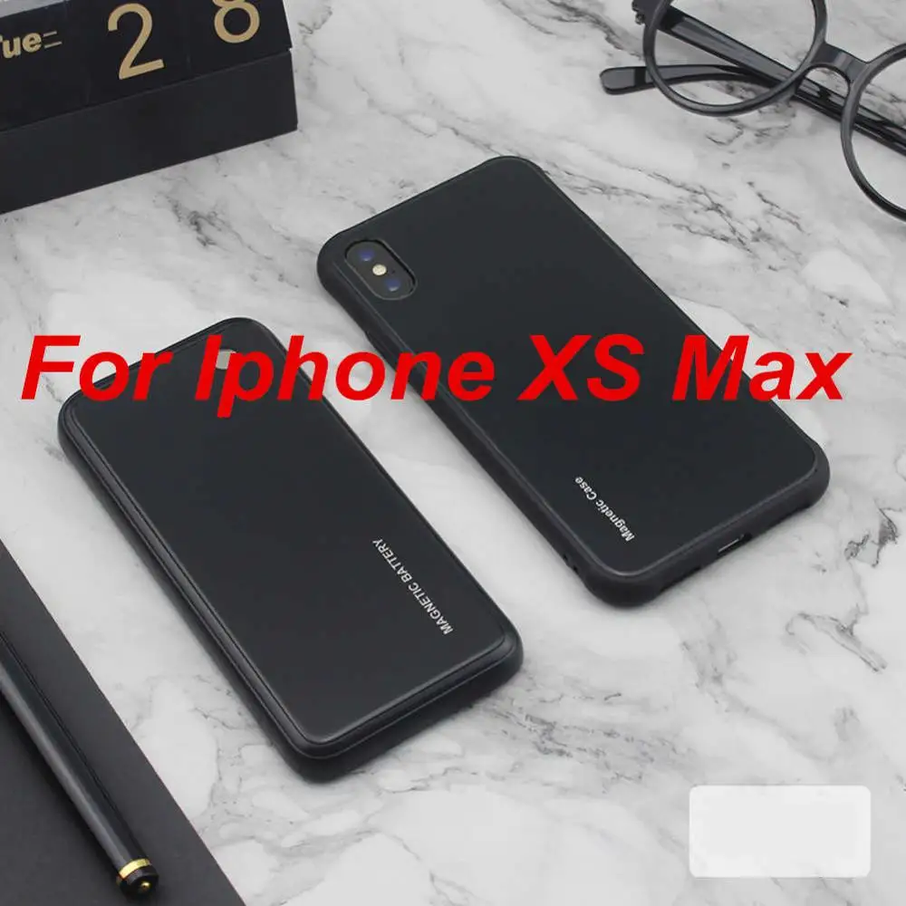 As Picture 5000 мАч для iphone X XS XR, чехол для зарядного устройства, умный беспроводной Чехол для зарядки телефона, внешний аккумулятор для iphone XS MAX, чехол для аккумулятора - Цвет: As Picture