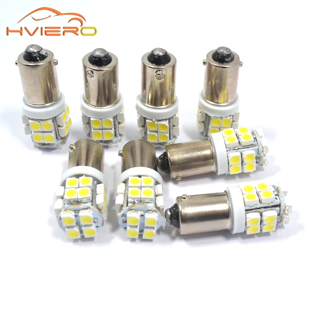 Автомобильный маркер белый Ba9s T4w 20smd 3528 1210 светодиодная лампа для внутреннего