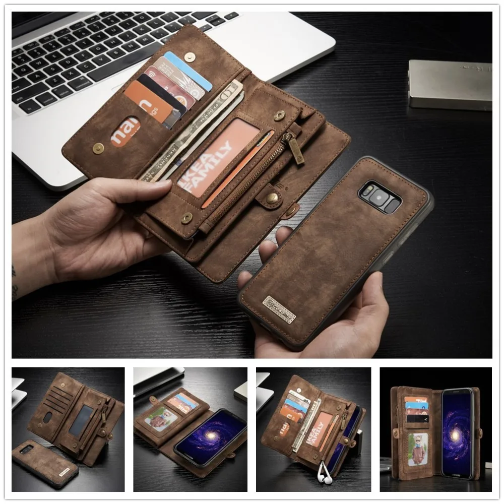 Кожаный чехол бумажник для Samsung Note10 Plus S20 S10 S9 S8 S7 Edge Note 20 9 8|wallet case|case forfor samsung galaxy |