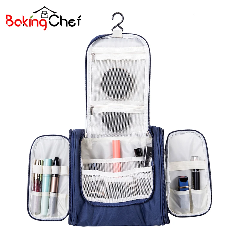 BAKINGCHEF, женская, мужская, косметическая, для туалетных принадлежностей, косметическое полотенце для макияжа, сумки для хранения, футляр, чехол, для путешествий на открытом воздухе