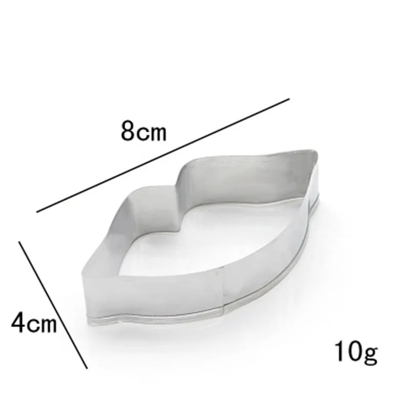 Форма для печенья в форме губ из нержавеющей стали форма инструменты украшения