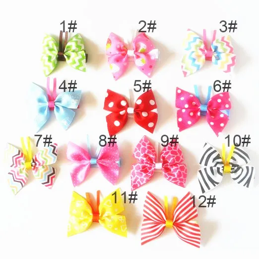 200 шт./лот похожий на бабочку тройная лента скульптура бант для волос|hair bows|ribbon
