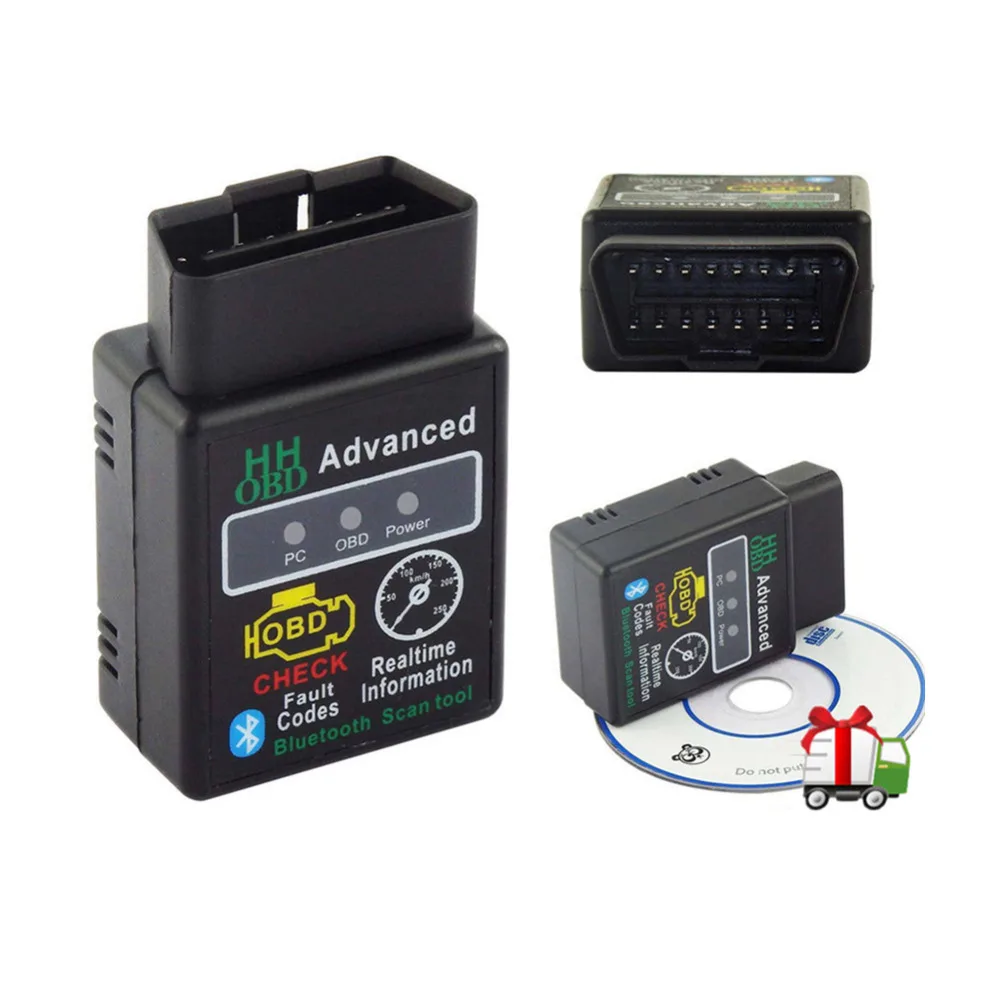 ELM327 Bluetooth V2.1 HH OBD Расширенный 2 II Автомобильный сканер неисправностей компьютер
