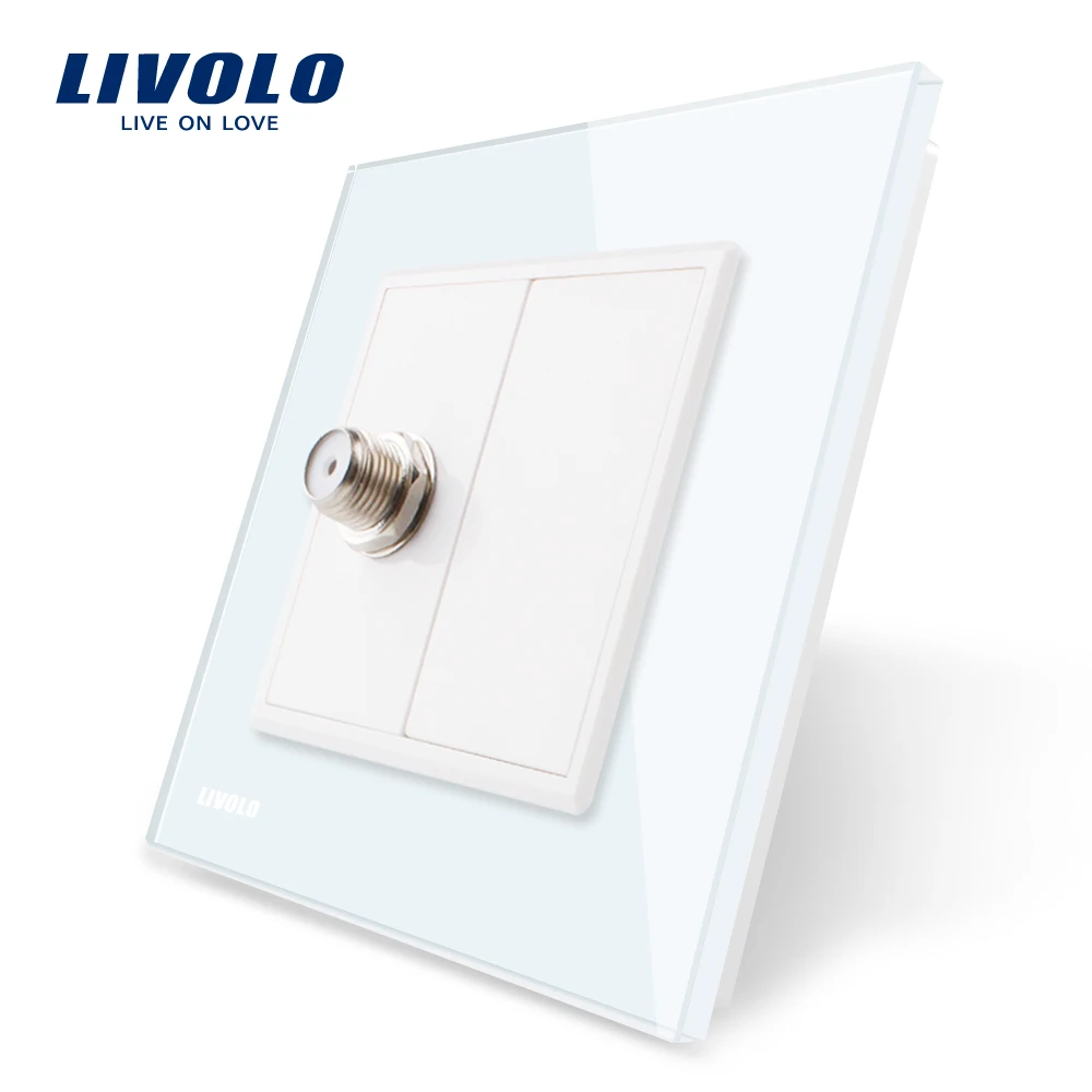 Livolo luxury Wall Touch Sensor Switch,Light Switch,smart switch,Crystal Glass,Power Socket,multifunctional sockets