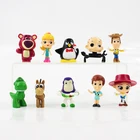 10 шт.лот 6 см История игрушек Вуди Базз Лайтер Джесси Рекс лотсо Мультяшные Мини-куклы для малышей экшн-фигурки модели игрушки в подарок