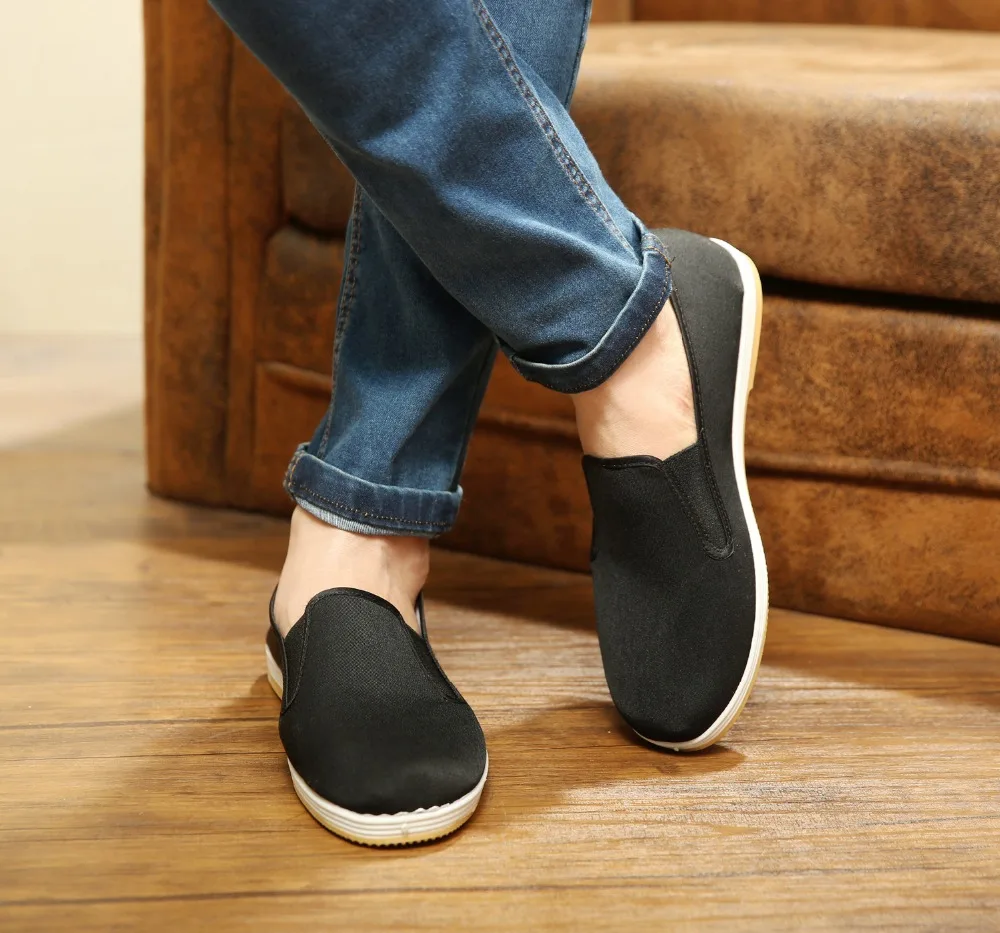 Ake Sia/Лидер продаж модные мужские парусиновые лоферы мокасины Zapatos слипоны с