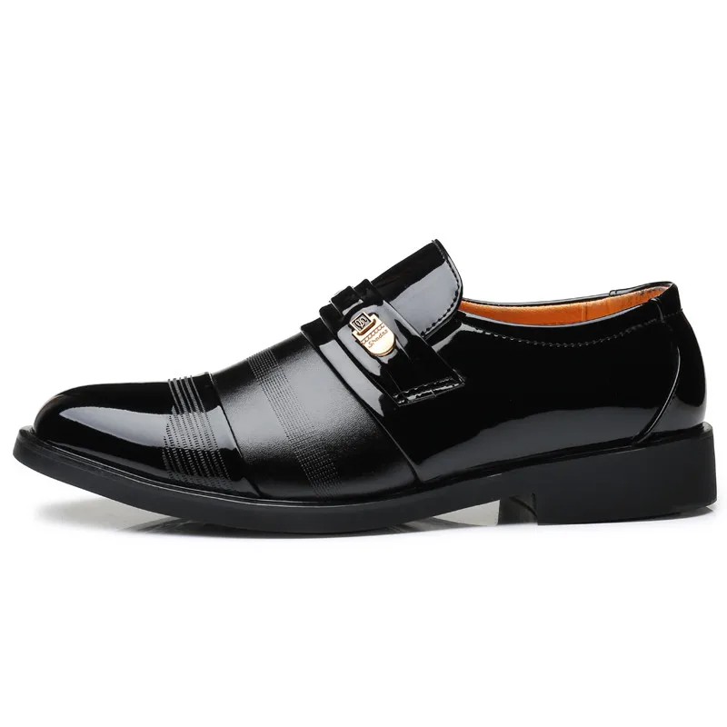 Мужские кожаные туфли с острым носком цвет черный коричневый размеры 38 44