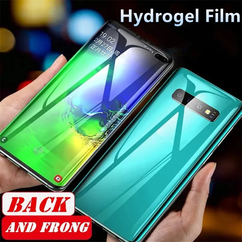 Гидрогелевая Защитная пленка для экрана Samsung a50 a70 s10e s8 s9 s10 plus note 9 s7edge|Защитные