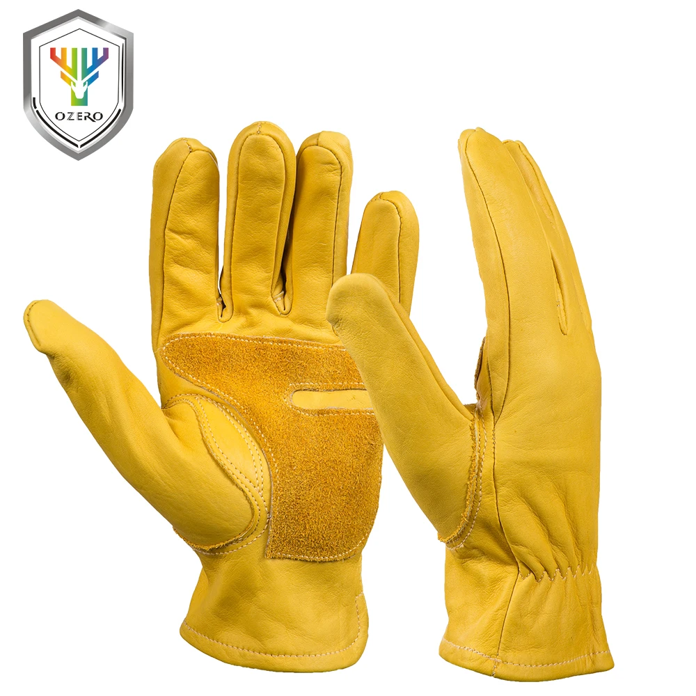 Перчатки OZERO мужские мотоциклетные из натуральной воловьей кожи 1016|gloves moto|bmx atvcool