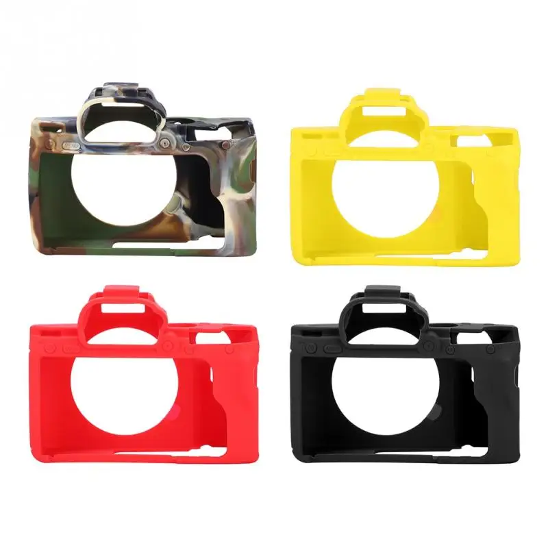 Мягкий силиконовый чехол для камеры защитный аксессуар Sony A7 III A7R3 Mark III|Сумки