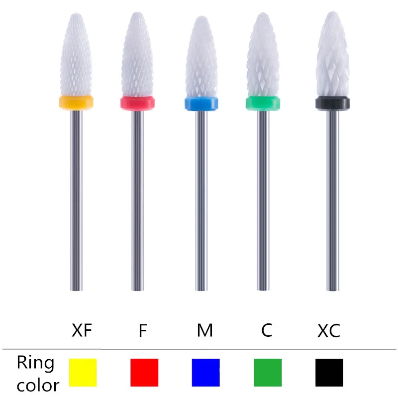 Super 1pcs Milling Cutter For Manicure Ceramic Mill Machine Set Pedicure Electric Nail Files Drill Bit | Красота и здоровье