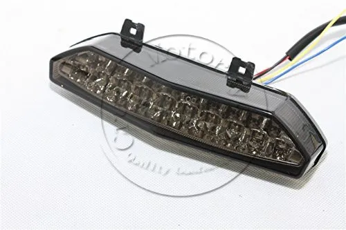 Motorcycle LED Brake Tail Light Turn Signal For Kawasaki Ninja Zx6R ZX10R 2007 2008 ZX 6R 10R Motorbike Smoke TailLight |
